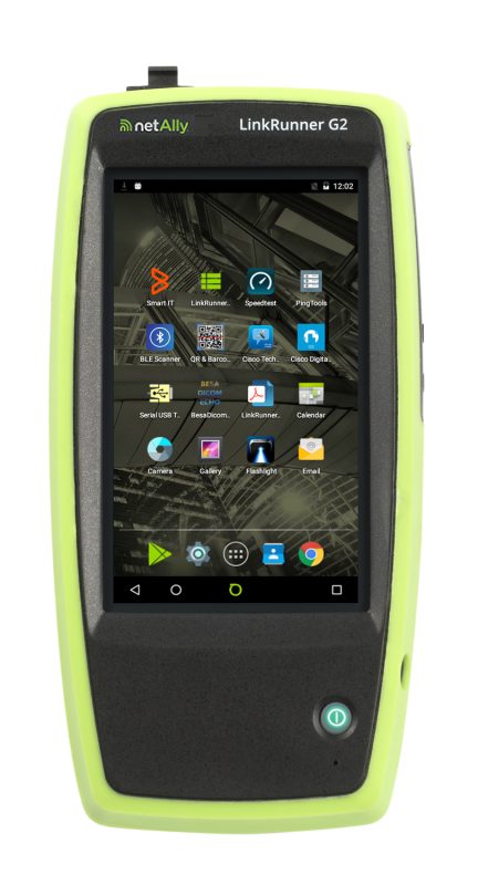 LinkRunner G2 Android home page