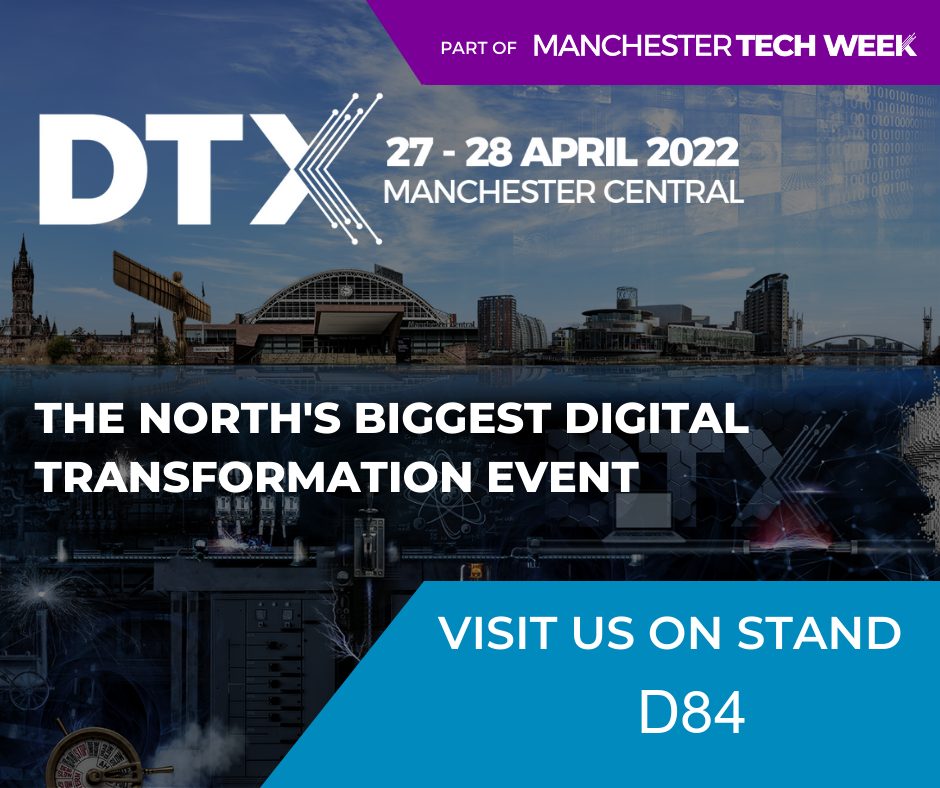 DTX Manchester 2022 trade show ad