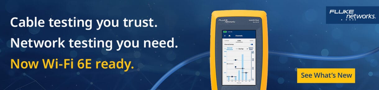 Fluke Networks LinkIQ Ad