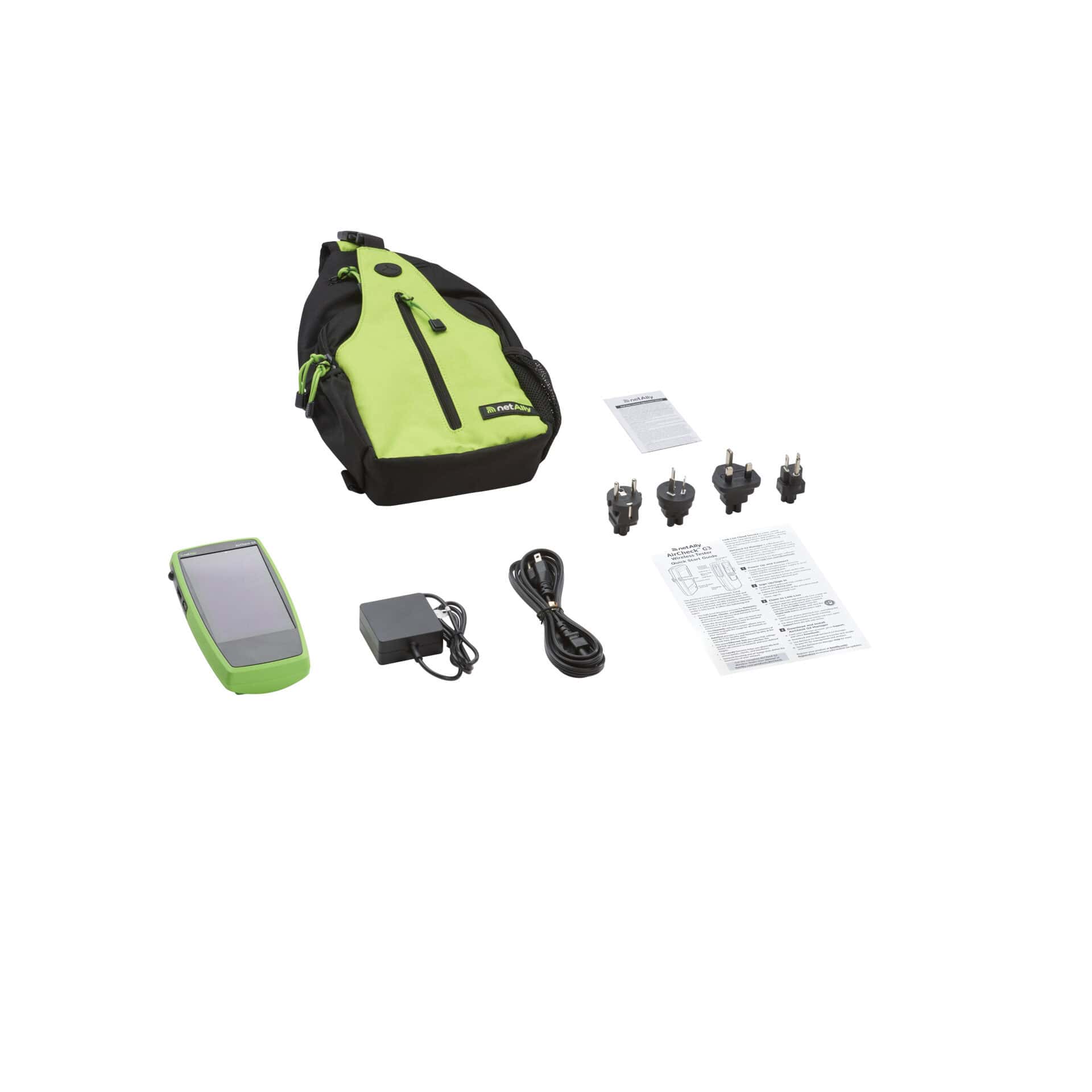 NetAlly AirCheck G3 PRO in the box contents