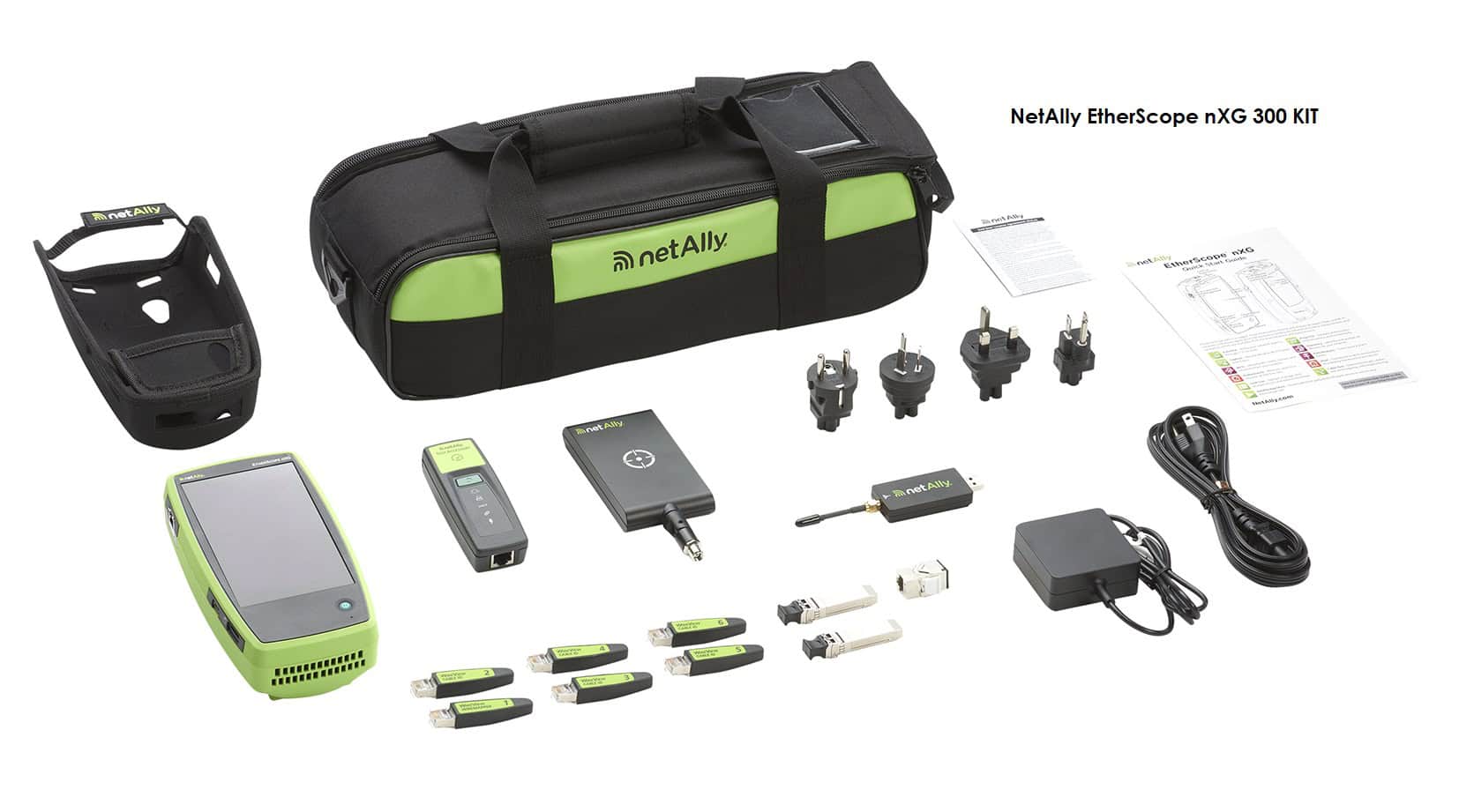 NetAlly EtherScope nXG KIT in box contents
