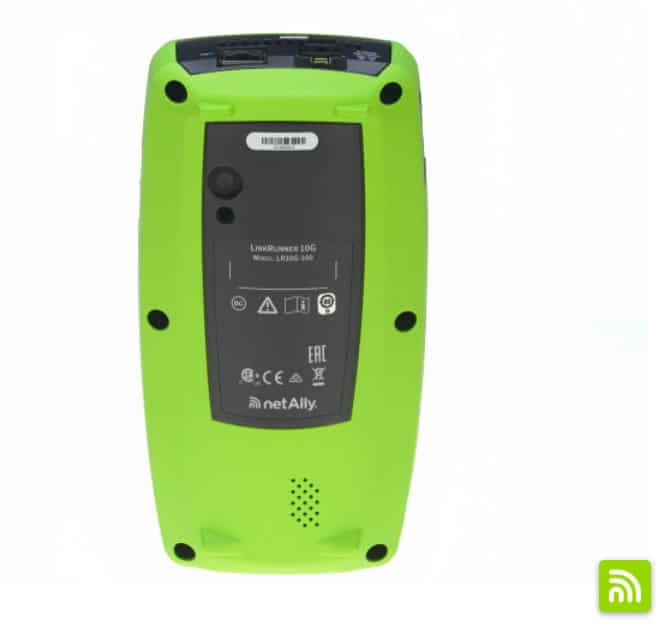 NetAlly LinkRunner 10G from rear