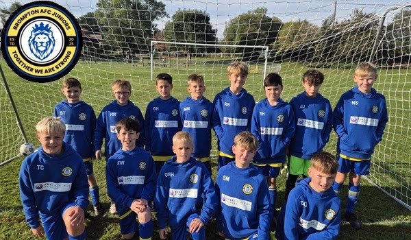 Brompton AFC Team in hoodies