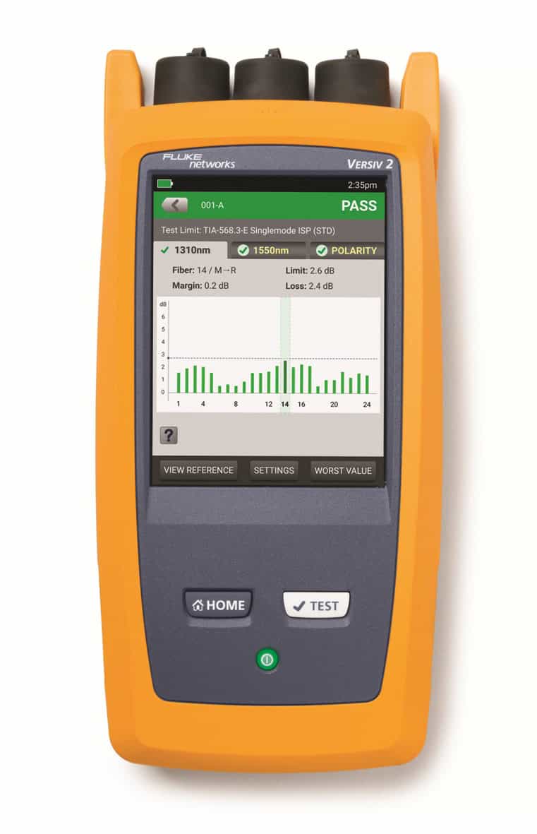 Fluke Networks CertiFiber Max product shot