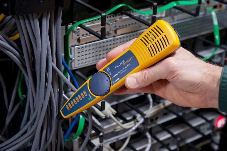Fluke Networks IntelliTone Probe in hand