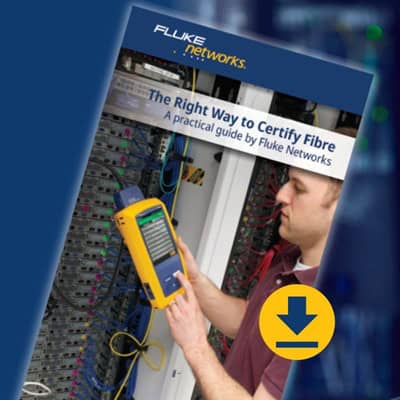 Fluke Networks Certify Fibre Guide Ad