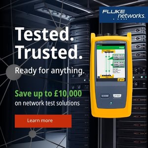Fluke Networks Tested Trusted Promo Ad